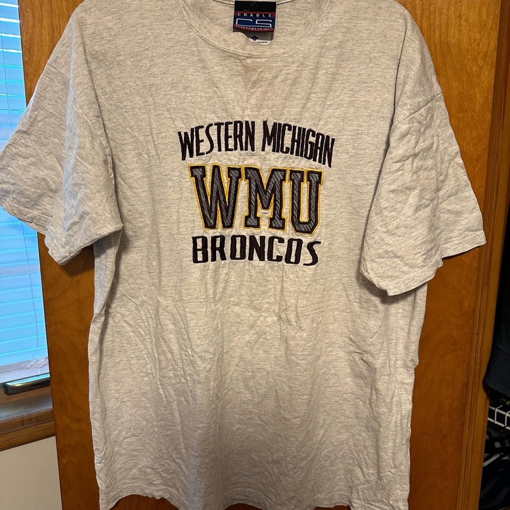 Vintage Western Michigan University/WMU Shirt, embroidered